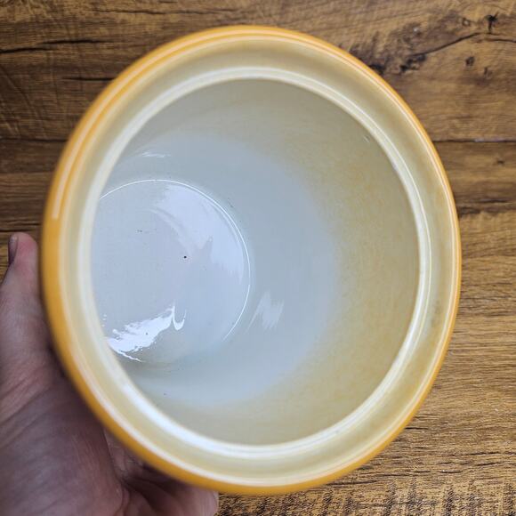 Tea "Te" ceramic pottery container with lid - Picture 8 of 9